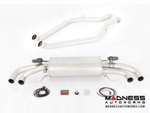 Alfa Romeo Giulia Performance Exhaust - 2.9L QV - REMUS - Axle Back w/ REMUS Sound Controller - Polished Straight Cut Tips